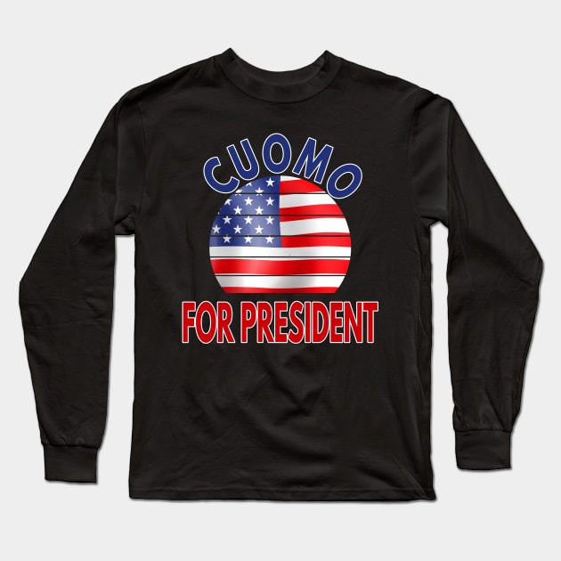 Cuomo For President Long Sleeve T-Shirt by Redmart